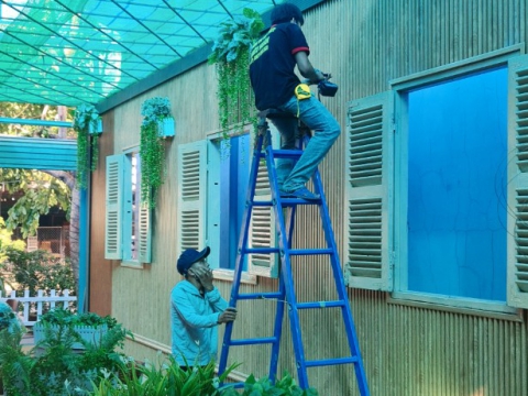 Thi công quán cafe