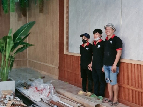 Thi công quán cafe