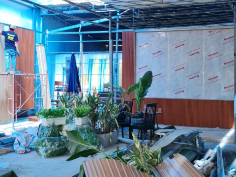 Thi công quán cafe