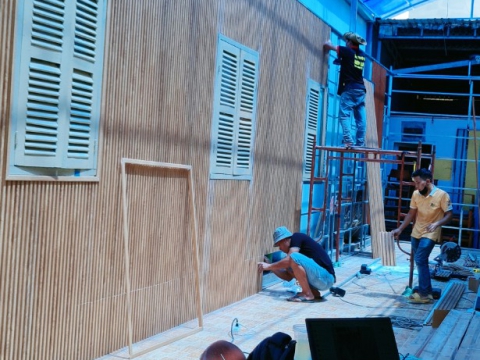 Thi công quán cafe