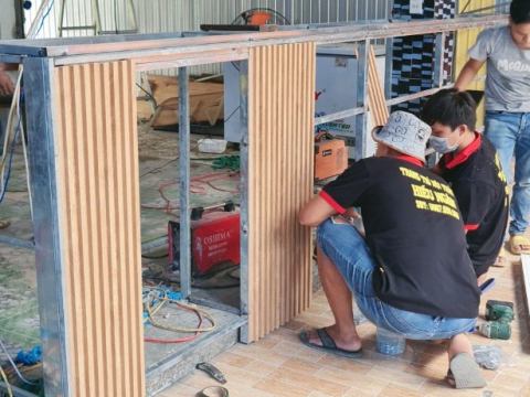 Thi công quán cafe