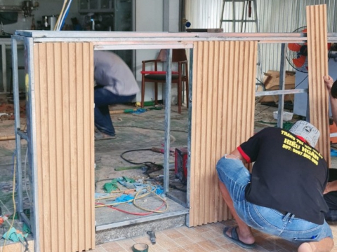 Thi công quán cafe