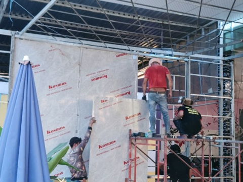 Thi công quán cafe