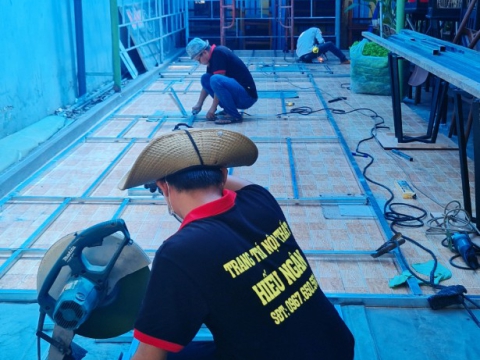 Thi công quán cafe