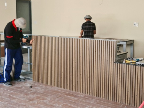 Thi công quán cafe