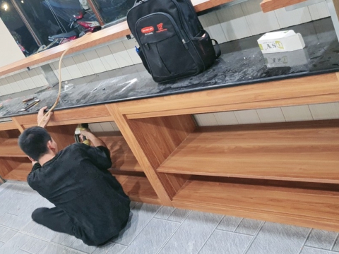 Thi công quán cafe