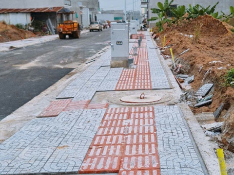 Thi công khu dân cư Bình Sơn