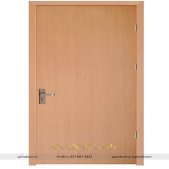Cửa Nhựa Phủ PVC trơn phẳng 
