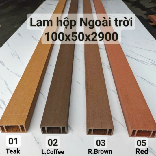 Lam gỗ nhựa 100x50