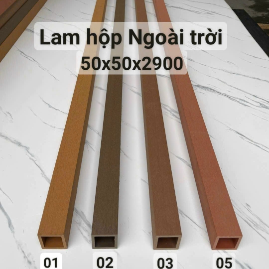 Lam gỗ nhựa 50x50